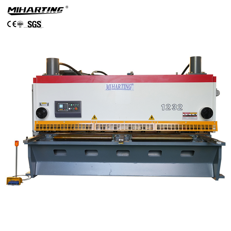 Cnc Hydraulic Guillotine Cutting Shearing Machine for 8mm 10mm 12mm 16mm 20mm thick aluminum metal  plate