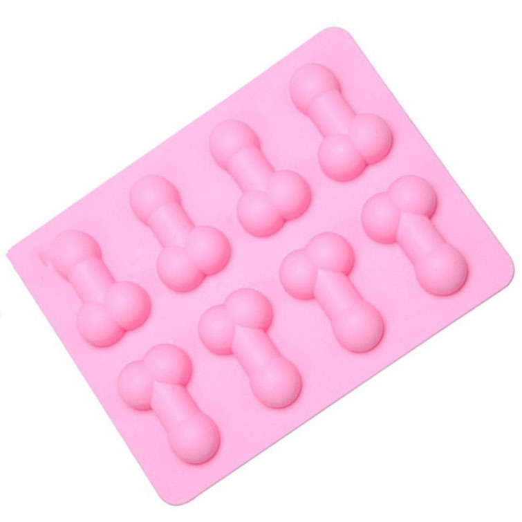 Lovely Penis Silicone Cake Mold Dick Ice Cube Tray Chocolate Candy Molds Baking Cake Decorating Tools