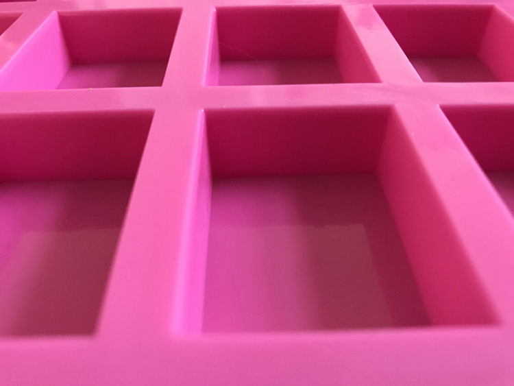 Hot Silicone Pudding Candy Mold 24 Cavity Square Silicone Soap Mold Handmade Candle Decorating Mould Soap Craft Supplies