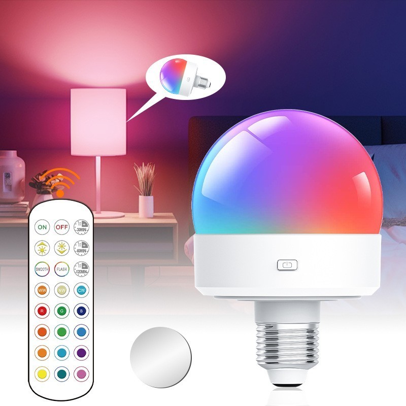 USB Rechargeable Light Bulb with Remote