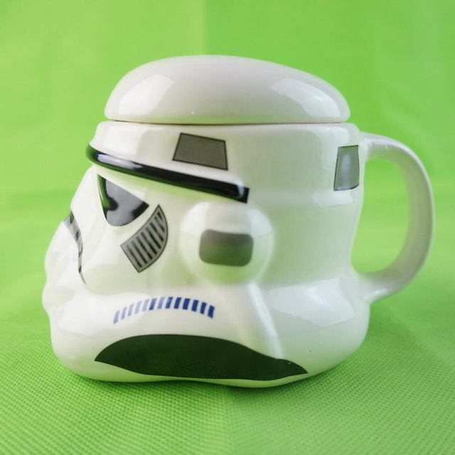 Wholesale Cartoon Star 3D Wars Darth Vader Ceramic Cup Coffee Mug Office Milk Tea Ceramic Cup Gift Coffee Mug