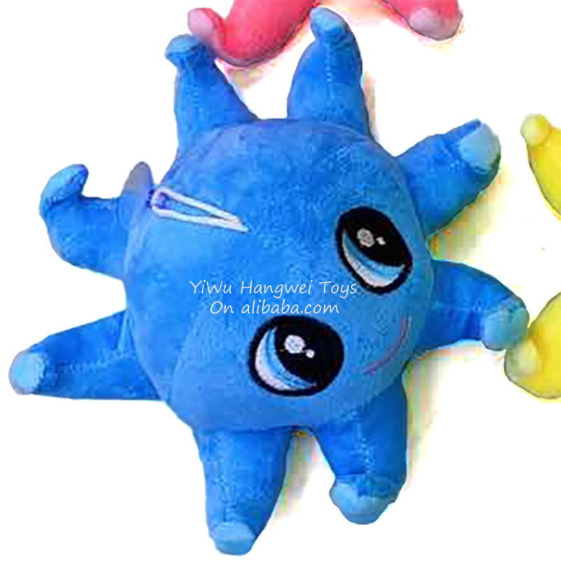 Factory Wholesale 7'' stuffed colorful octopus Plush Toy Doll octopus Toy Sea Marine Animal Plush Toy for crane machine