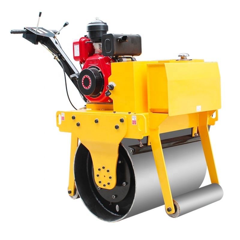 Mini road roller compactor factory single  drum hand compactor road roller