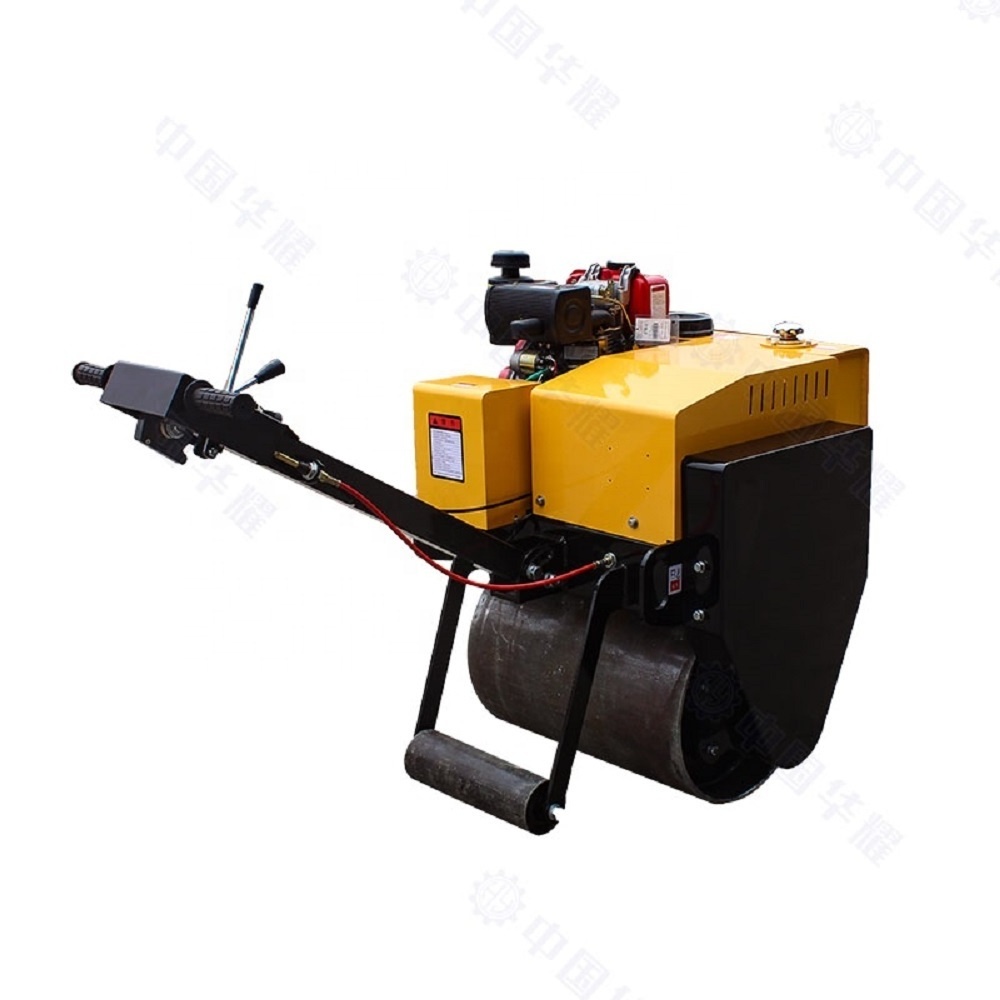 Mini road roller compactor factory single  drum hand compactor road roller