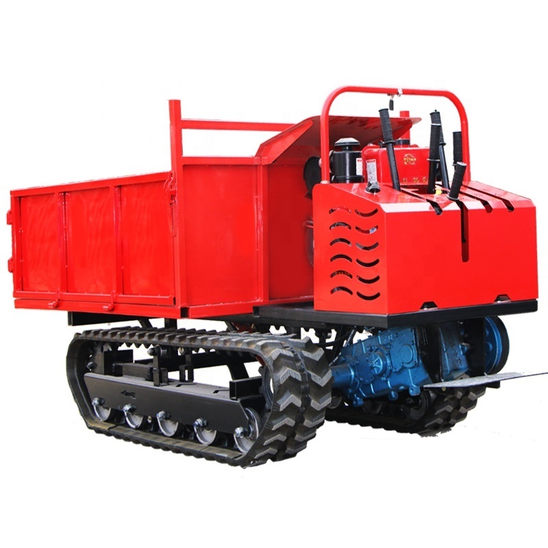 Farms And Construction Works 1.5 T Mini Crawler Dumper Spare Parts New Conditions crawler dumper truck