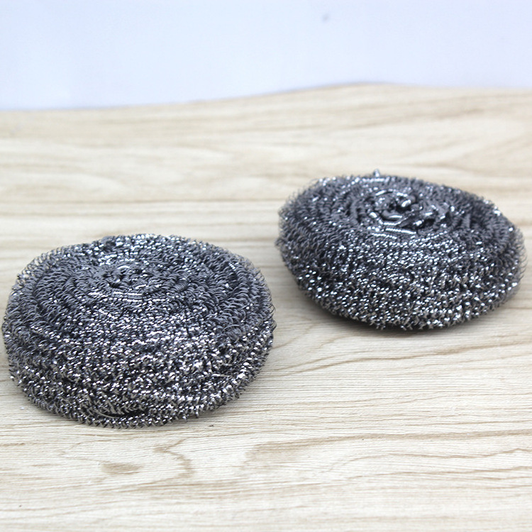 Wholesale 6 pcs bag Stainless Steel Scourer Steel Wool Scouring Pad