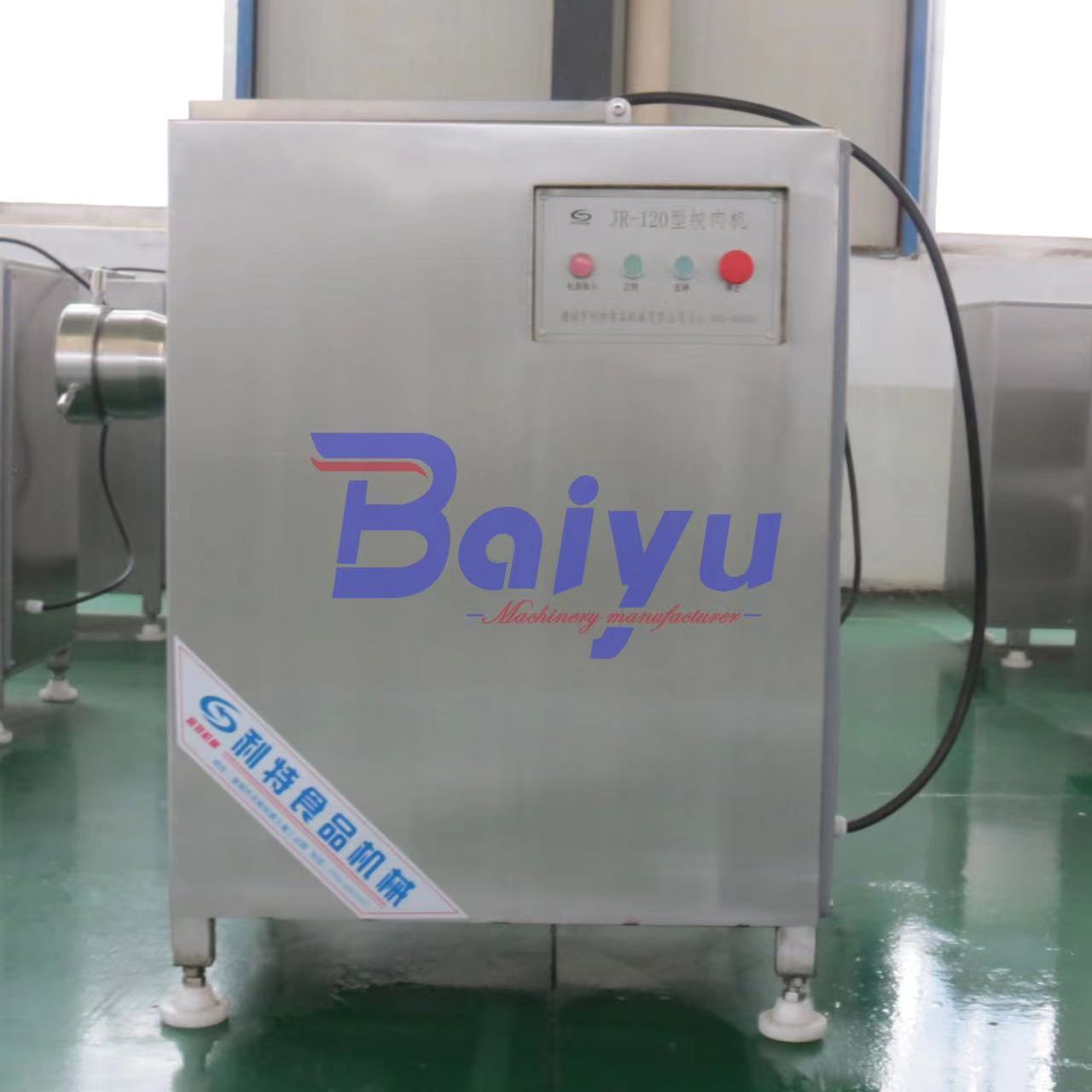 Baiyu Commercial Electric Meat Grinder for Manufacturing Plants Electric Meat Chopper and Sausage Stuffer Mincer Machine