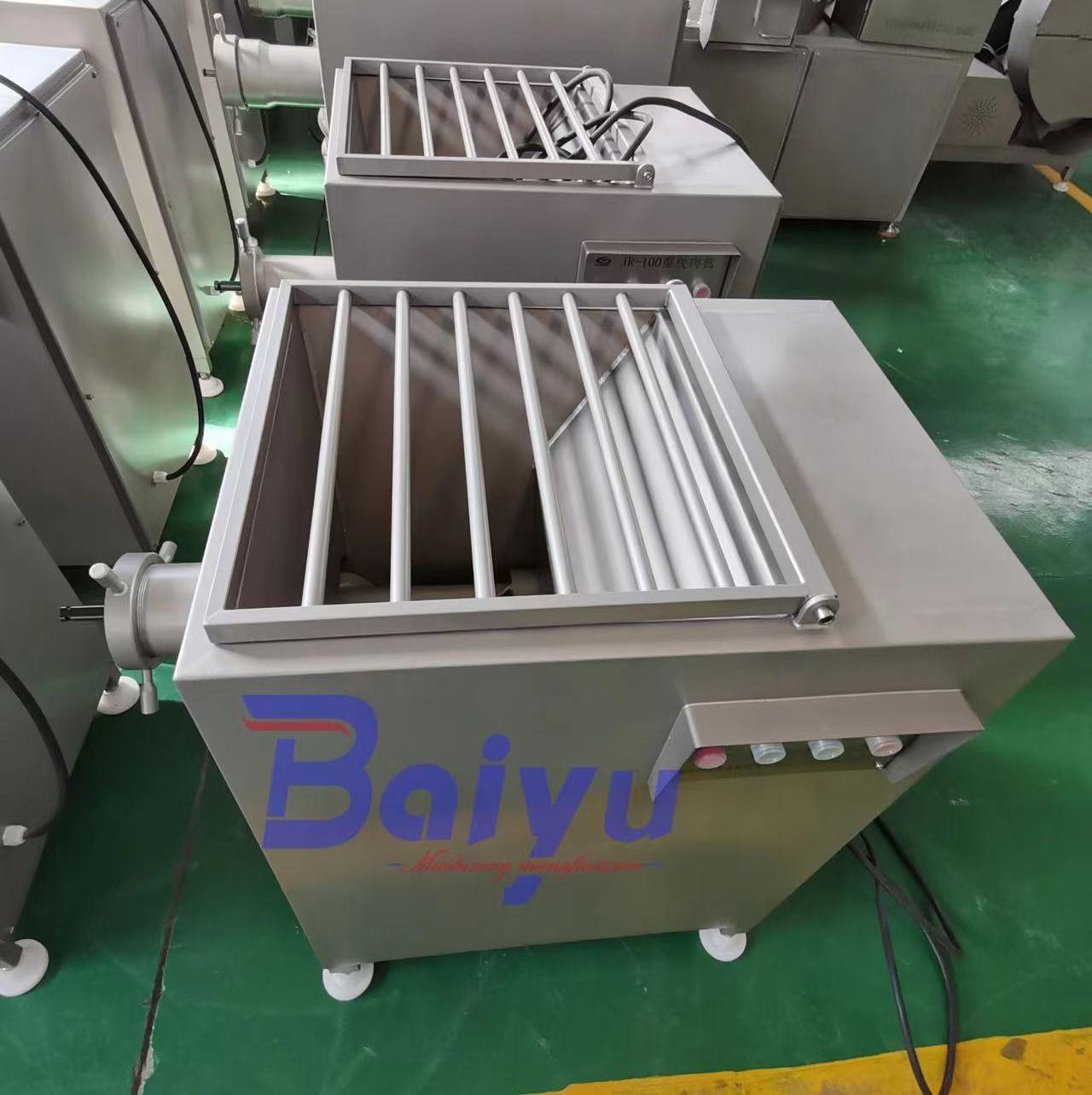 Baiyu Commercial Electric Meat Grinder for Manufacturing Plants Electric Meat Chopper and Sausage Stuffer Mincer Machine