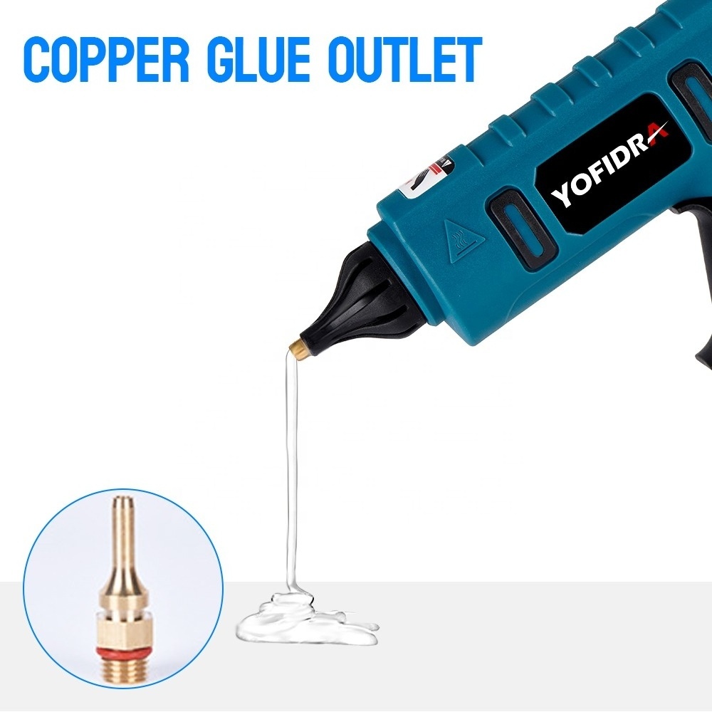 600W Cordless Hot Melt Glue Gun Rechargeable Portable Home DIY Repair Tool 11mm Glue Sticks For Makita 18V Battery