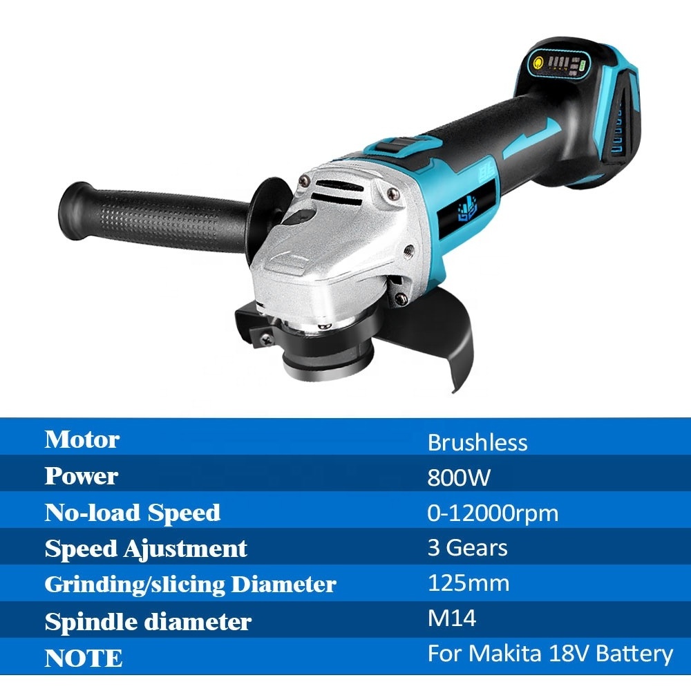 Best Quality Promotional Portable Mini 18V Brushless Cordless Electric Chainsaw Angle Grinder no battery