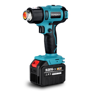 1000w Heat Gun.high_low 2 Gears.wind Speed 6 Gear.led Temperature Display.cordless Hot Air Gun For Makita Battery