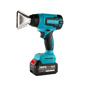 2000W 550c Cordless Handheld Hot Air Gun with 3 Nozzles Temperature Adjustable Electric Heat Gun For Makita 18V Battery