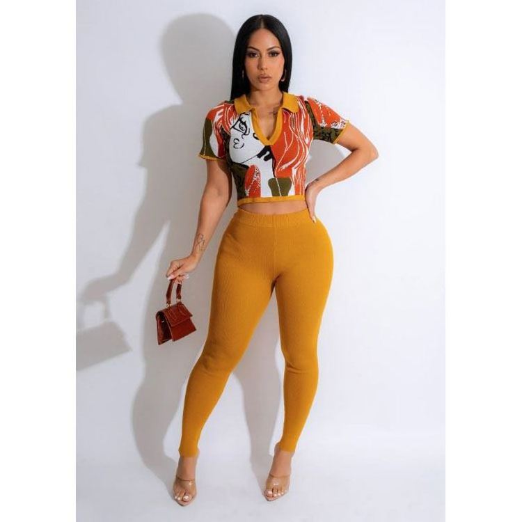 Hot Sale 2022 Plus Size 2 Piece Pants Set Solid Color Fall Winter Clothes High Waist Two Piece Sets Women Clothing