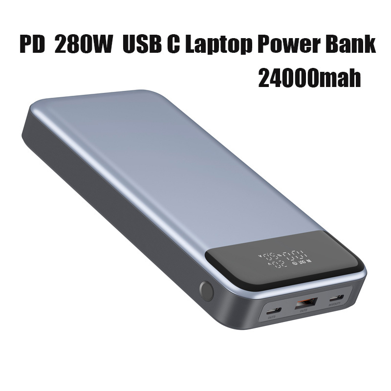 PD 280W Power bank laptop for MacBook Pro Air Dell Surface HP XPS Dell IPad iPhone 14/13/12 Pro Mini Samsung notebook Steam deck