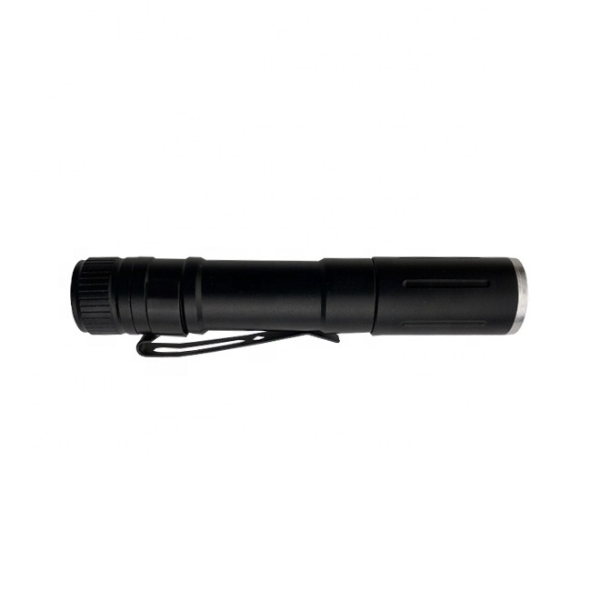 Mini LED Flashlight Belt Clip Pen Light Tactical Torch