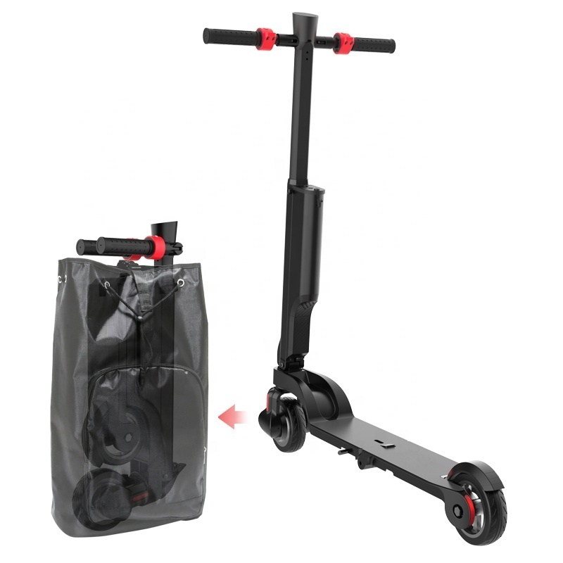 X6 Small Foldable E Scooter 250W 5.5 inch Solid Tires Removable Battery escooter Mini size Electric Scooter