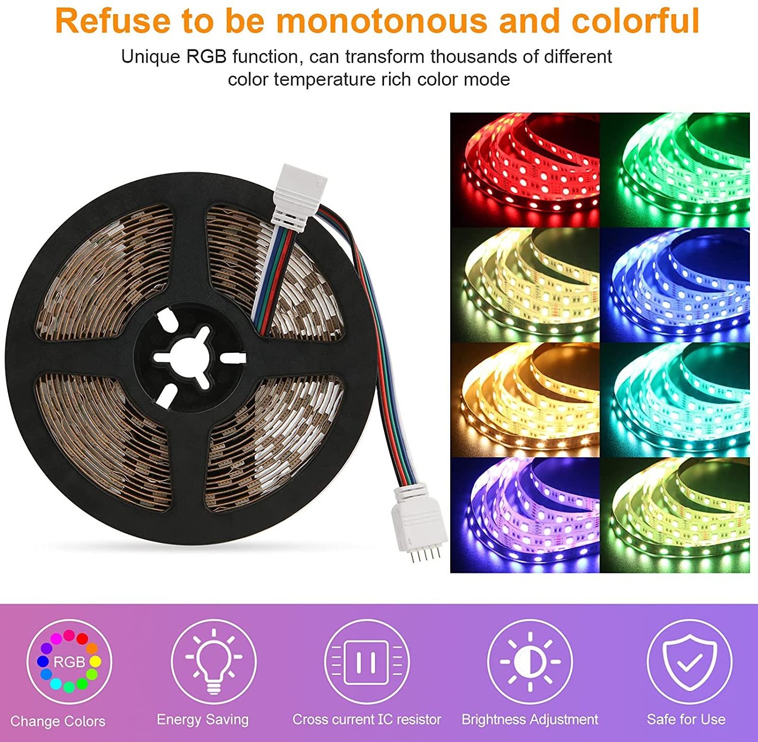 5m RGBW/RGBWW DC 12V 24V LED Strip 4 color in 1 chip 60Leds/m Waterproof SMD 5050 Flexible Ribbon LED Light