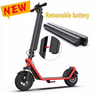 Battery-Detachable Folding Electric Scooter X11 Escooter with Suspension Off-road Scooter