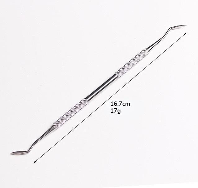 Stainless Steel Double Ended Dental Pick Teeth Tartar Remover Cleaning Tool