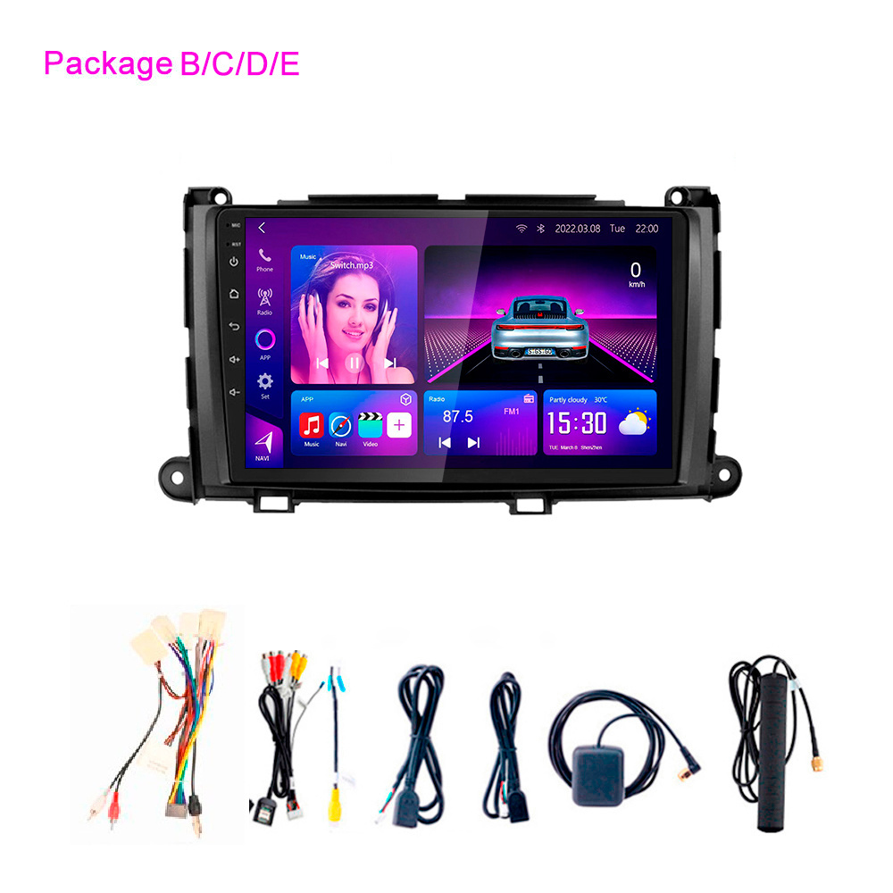 Android For Toyota Sienna XL30 2010-2014 Car Player Radio Automotive Multimedia Navigation Carplay Intelligent System Head Unit