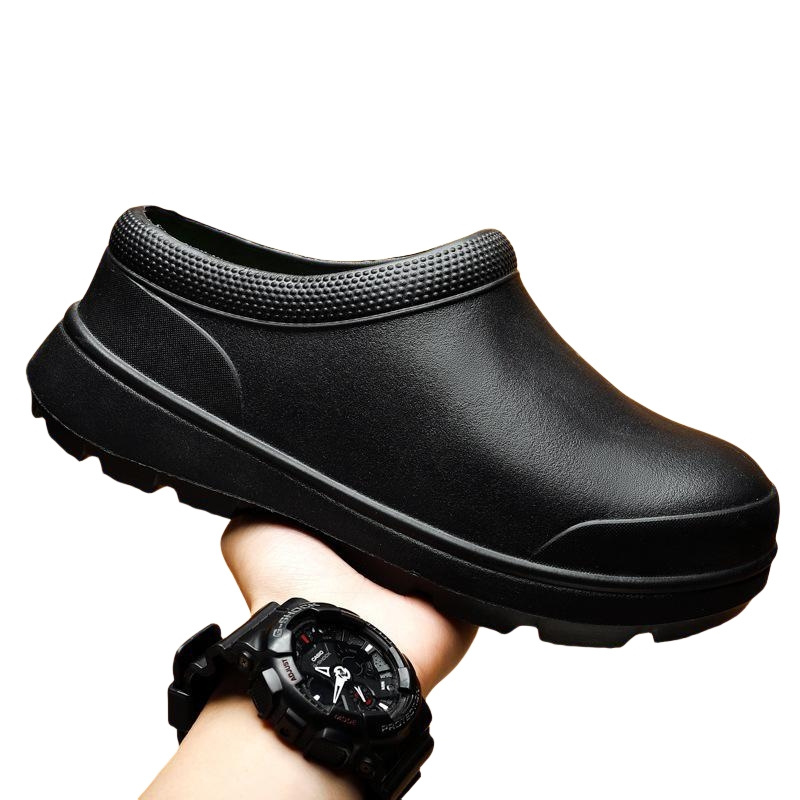 Wholesale Lightweight 5CM Sole Anti-Oil Anti-Rain Work Protection Safety Cook Kitchen Chef Clogs Shoes