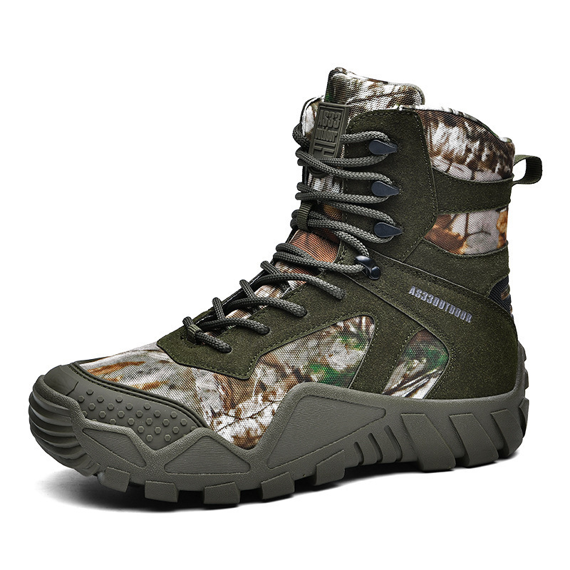 Wholesale A802 Mid-Cut Delta Desert CQB Tactical Combat Outdoor Hiking Trekking Boots