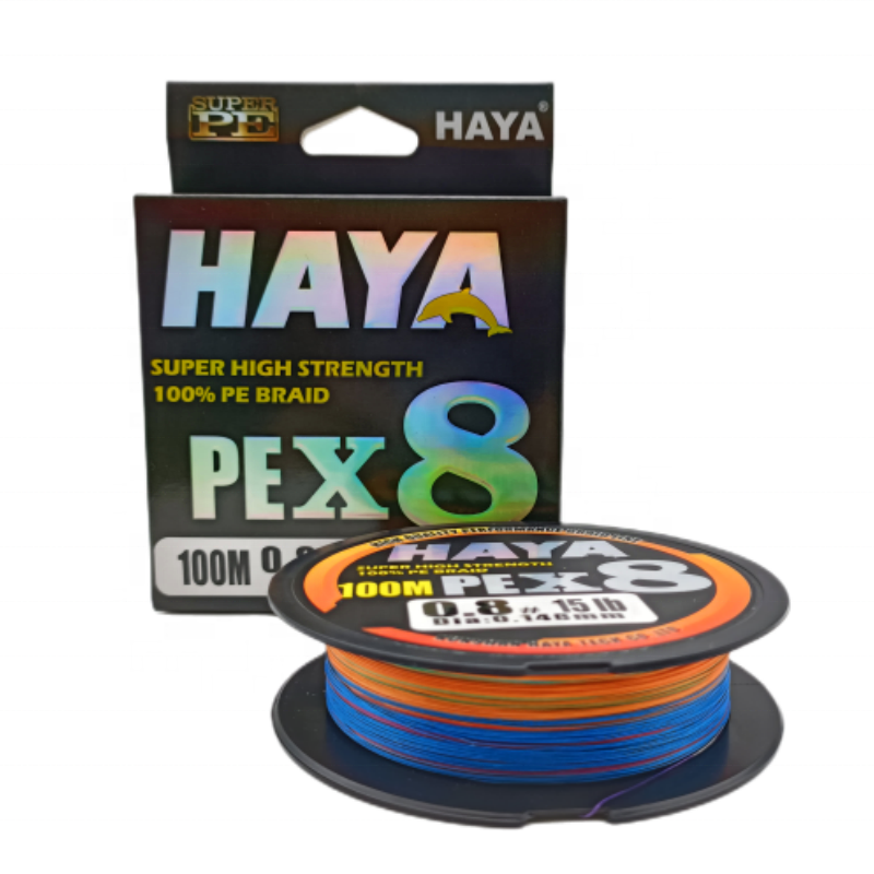 100% PE 4 & 8 Strands Braided Fishing Line  6-300 LB Sensitive Braided Lines Super Performance and Cost-Effective line