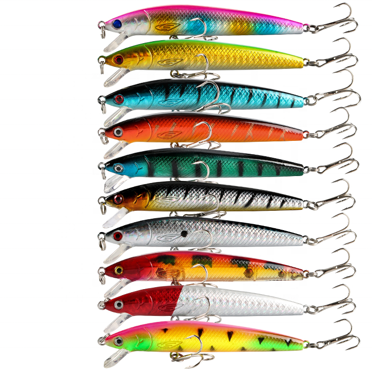 HAYA Floating Minnow lure Artificial Hard Bass plastic hard fishing Lures Fishing Bait Bionic Fishing