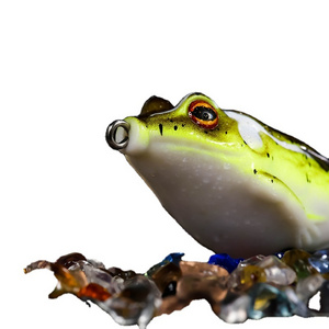 HAYA Fishing Lures Realistic Design Frog Lure Durable High Quality  Lifelike 3D Eyes and Colorful Realistic Paint Patterns