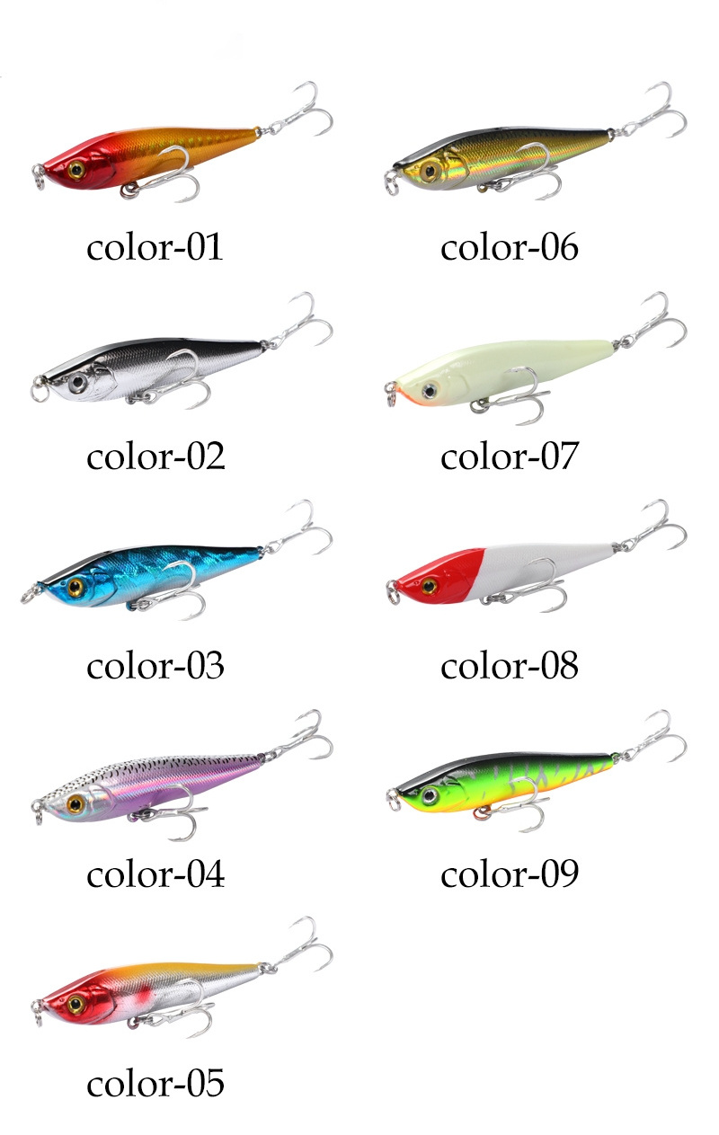 HAYA Fishing Lures 30 Pieces for Bass Fish Mini Minnow Fishing Lure Whopper Popper Fishing Lure