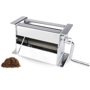 Tabletop Cigarette Tobacco Leaf Shredder Grinder Crusher Shredder Cutting Machine for Fine Cut from Tobacco Leaves