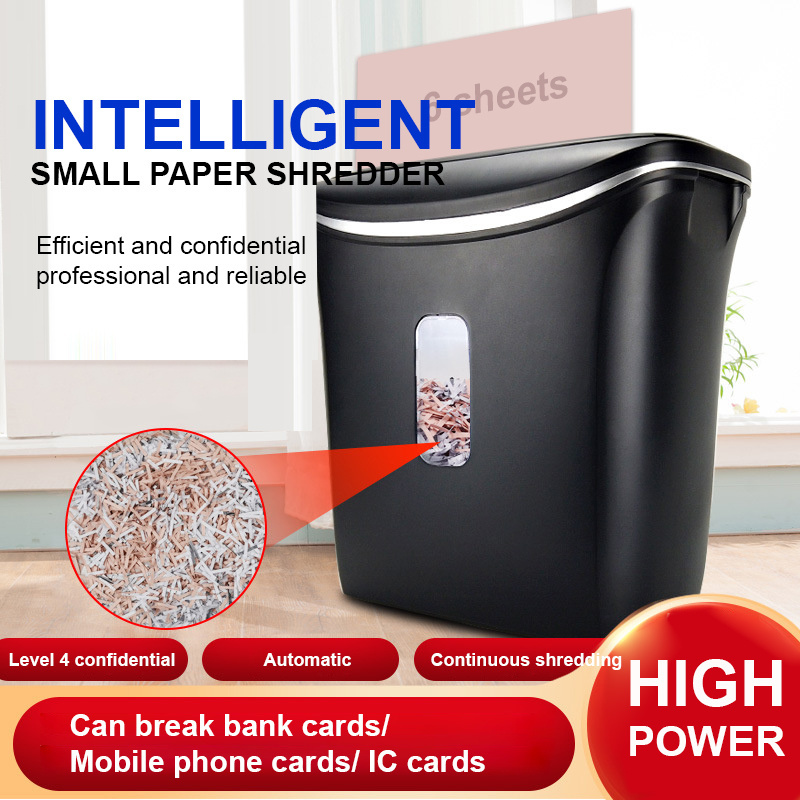 4x30mm Light Smart Level-4 Paper  Shredder Paper CD SIM Credit Card Shredder