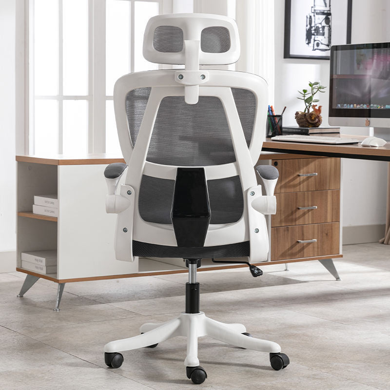 Chinese online market Lumbar Support Executive Ergonomic Office Chair  Adjustable Height High Back Mesh Computer Desk Chairs