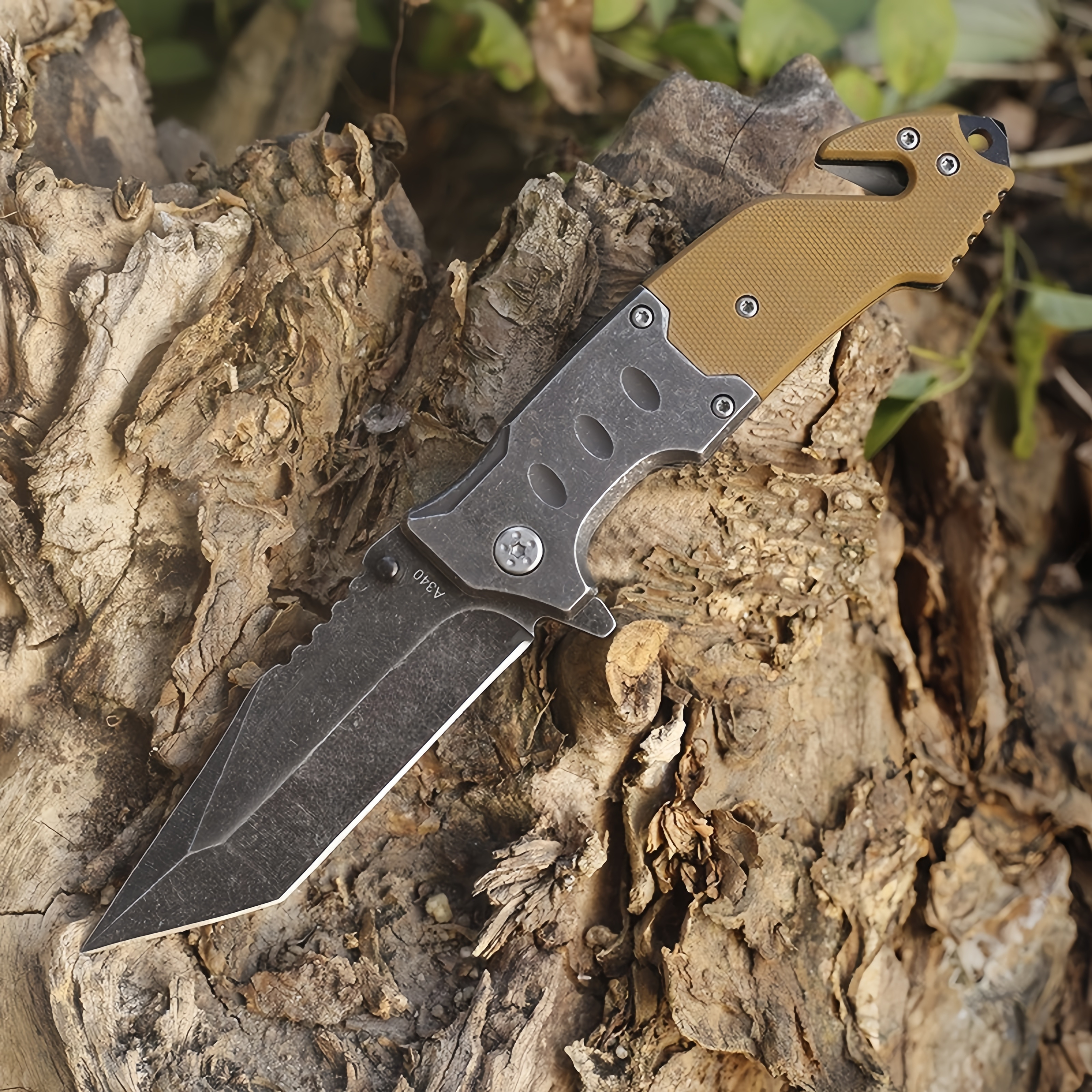 New arrival outdoor self defense camping blade handmade G10 hunting survival folding pocket knife