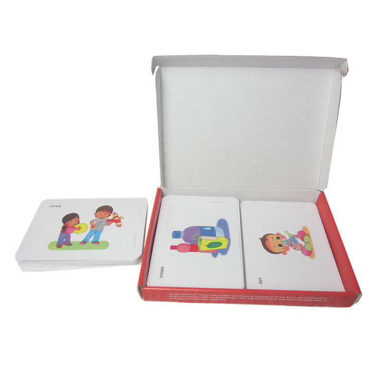 Children educational memory flash cards Mongolia learning cards