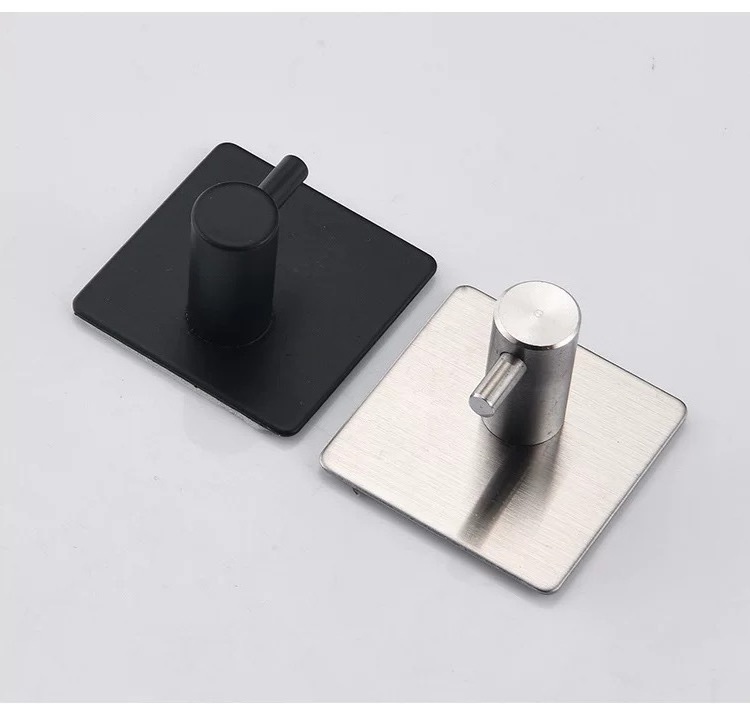 High quality double sided adhesive hooks wall hook hanger metal kitchen hook