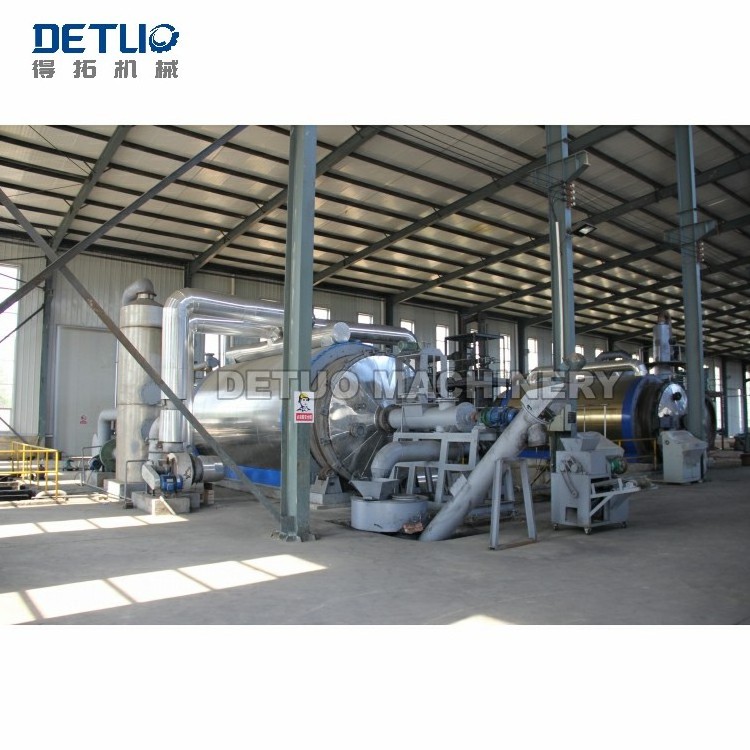 Automatic 15TPD Waste Plastic/Tyre Pyrolysis machine plant