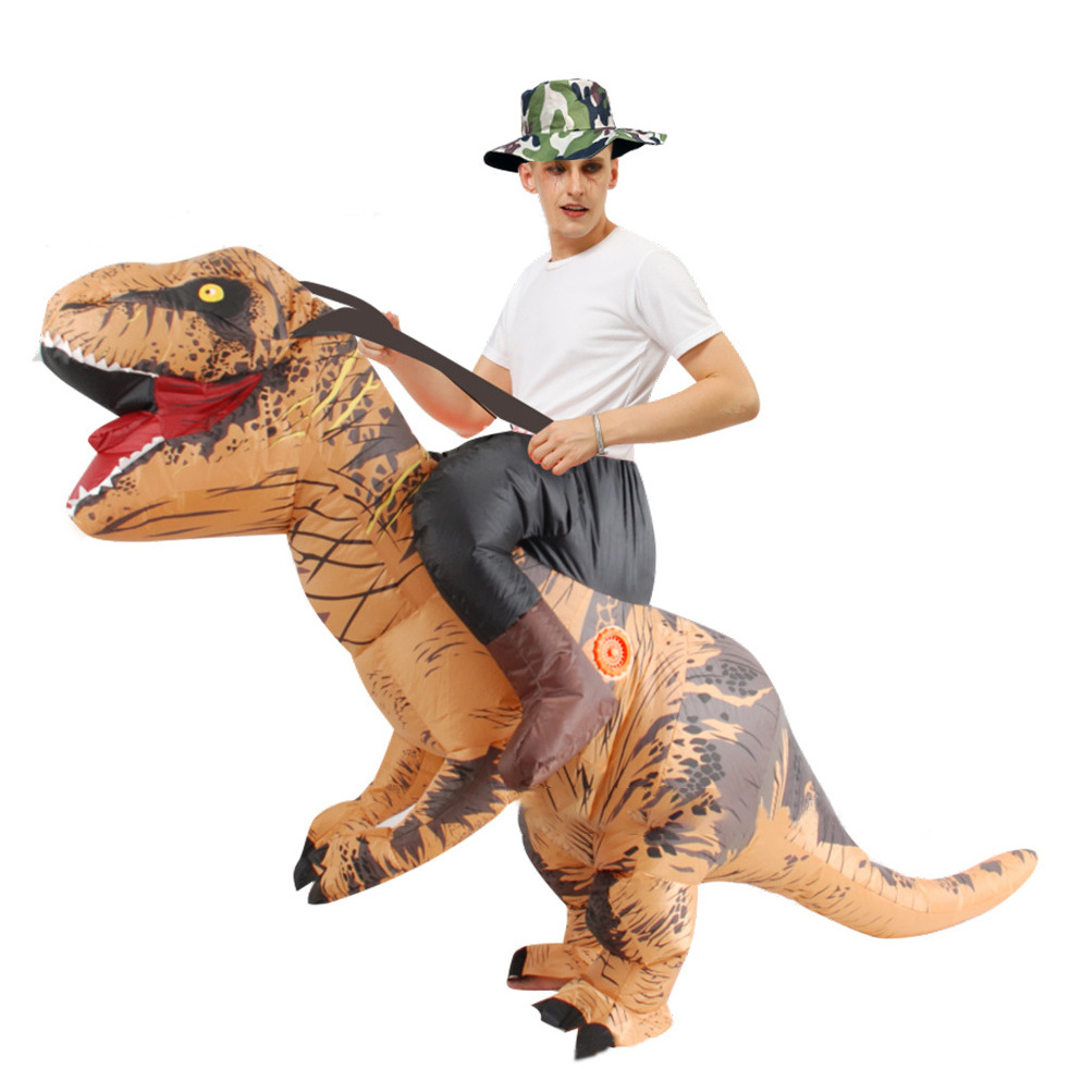 Halloween Tyrannosaurus Rex Inflatable Clothes Extraterrestrial Rabbit Party Funny Riding Dinosaur Inflatable Clothes Easter