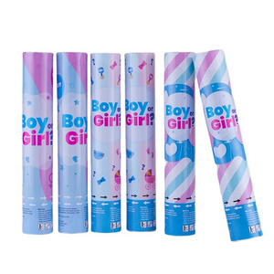 Non-toxic biodegradable Gender Reveal Smoke Confetti Cannon Color Run Holi Powder For Gender Reveal