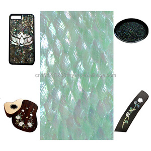 guitar neck inlay stickers sea shell sheet natural new zealand paua abalone shell paper DB-044