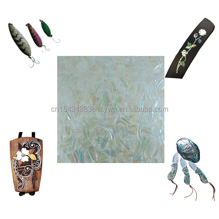 guitar neck inlay stickers sea shell sheet natural new zealand paua abalone shell paper DB-044