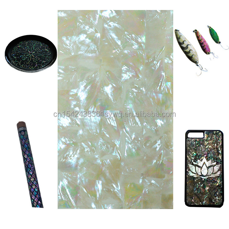 guitar neck inlay stickers sea shell sheet natural new zealand paua abalone shell paper DB-044