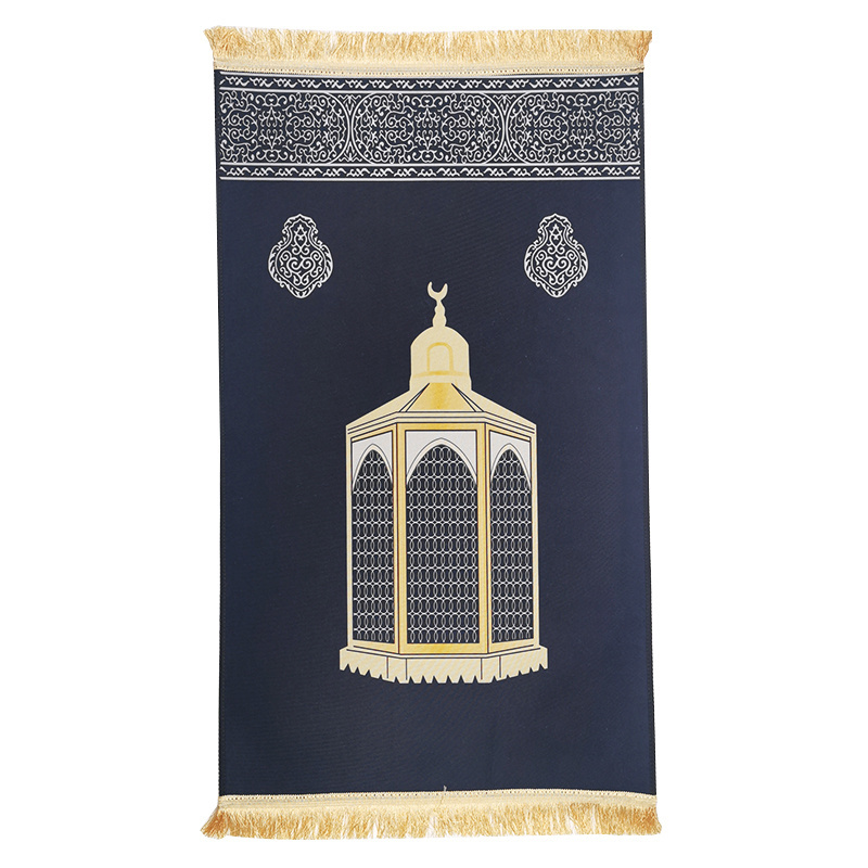 High quality Muslim prayer rugs foldable anti slip payer  mat Muslim designs with backrest