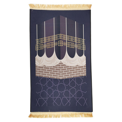 High quality Muslim prayer rugs foldable anti slip payer  mat Muslim designs with backrest