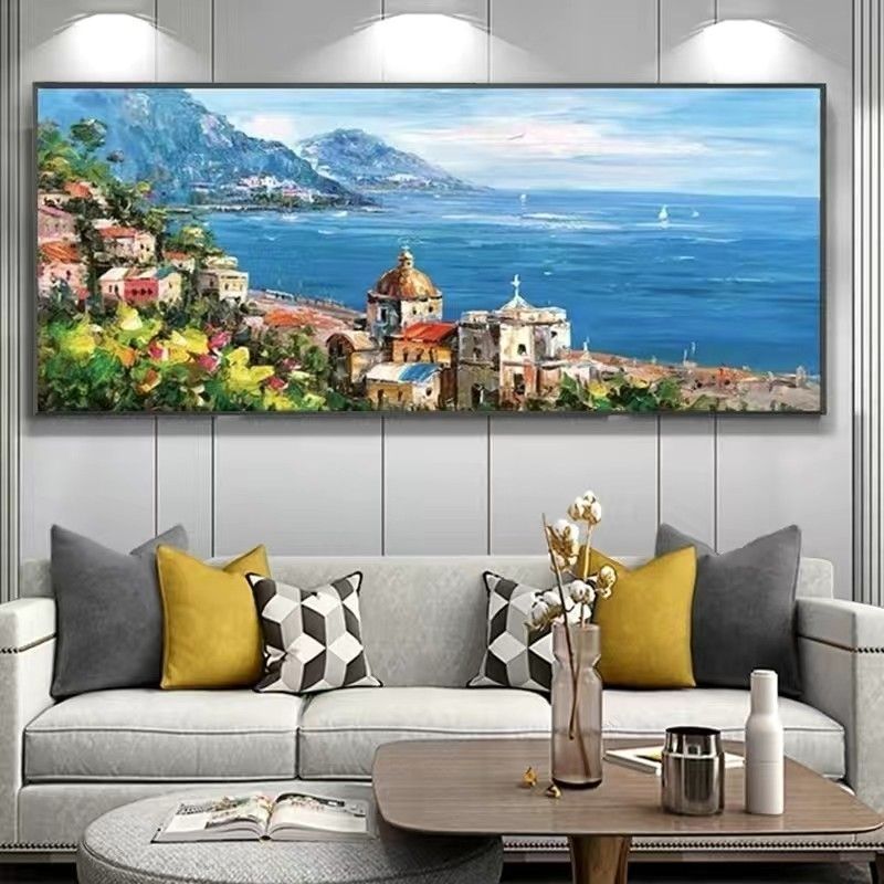 Large Classic Hand Oil Paintings 100% Handmade Wall Art Home Decor Landscape Picture Oil Painting On Canvas Custom Oil Painting