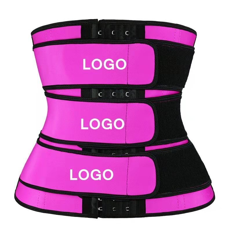 New Style Steel Bone Neoprene Seamless Waist Trainer Triple Strapped Corset Sweat Band Waist Trimmers Belt Slimming For Women