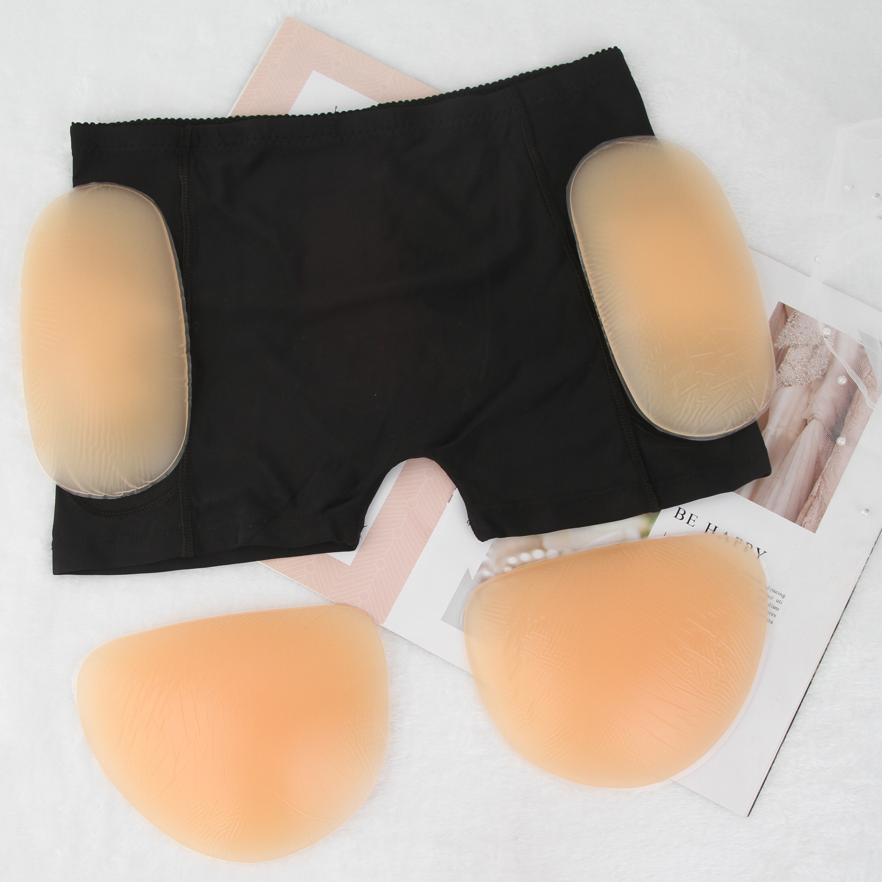 Best Underwear Silicone pad Buttocks Enlargement Boobs Sexy Hip Padded Panties Crossdresser Beauty Ladies Postpartum Shapewear