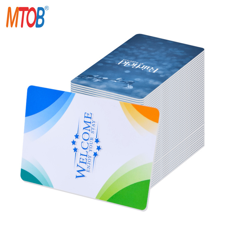 Customized Encryption MIFARE Classic 1K Key Card 13.56mhz RFID Room Key Cards For Hotel