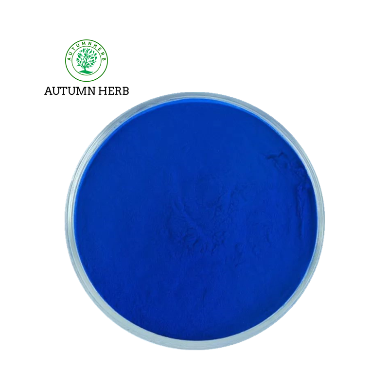 Autumn Herb Blue Pigment Phycocyanin Powder Spirulina Extract Phycocyanin E18 Powder