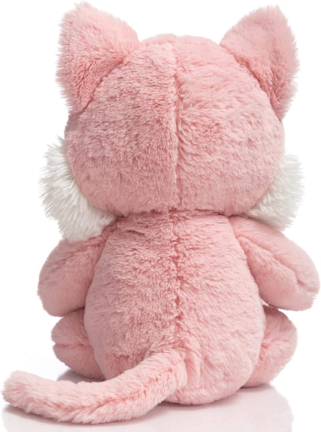 Pink Cat Stuffed Animal Pink Kitty Cute Kitten Plush Toy Gift for Kids 11 inch